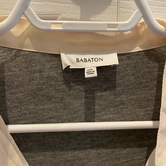 NWOT XXS XS Babaton Julien Top Blouse - Picture 3 of 9